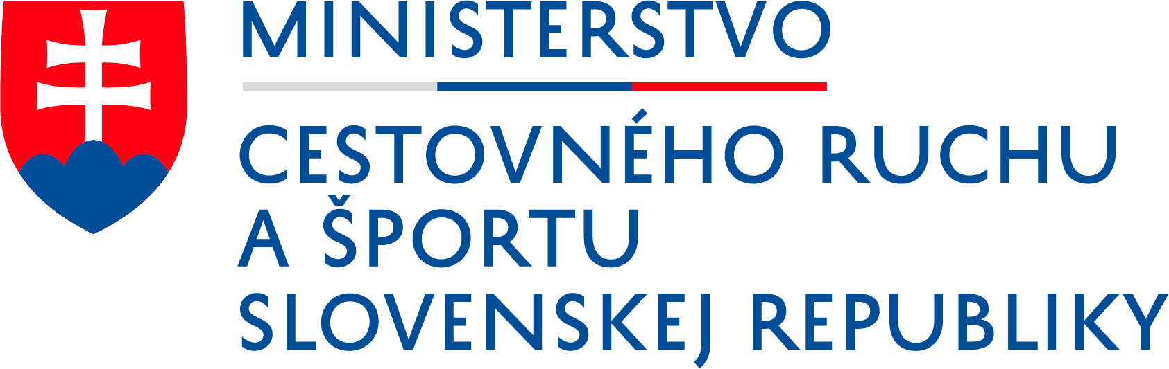 Ministerstvo cestovného ruchu a športu SR logó
